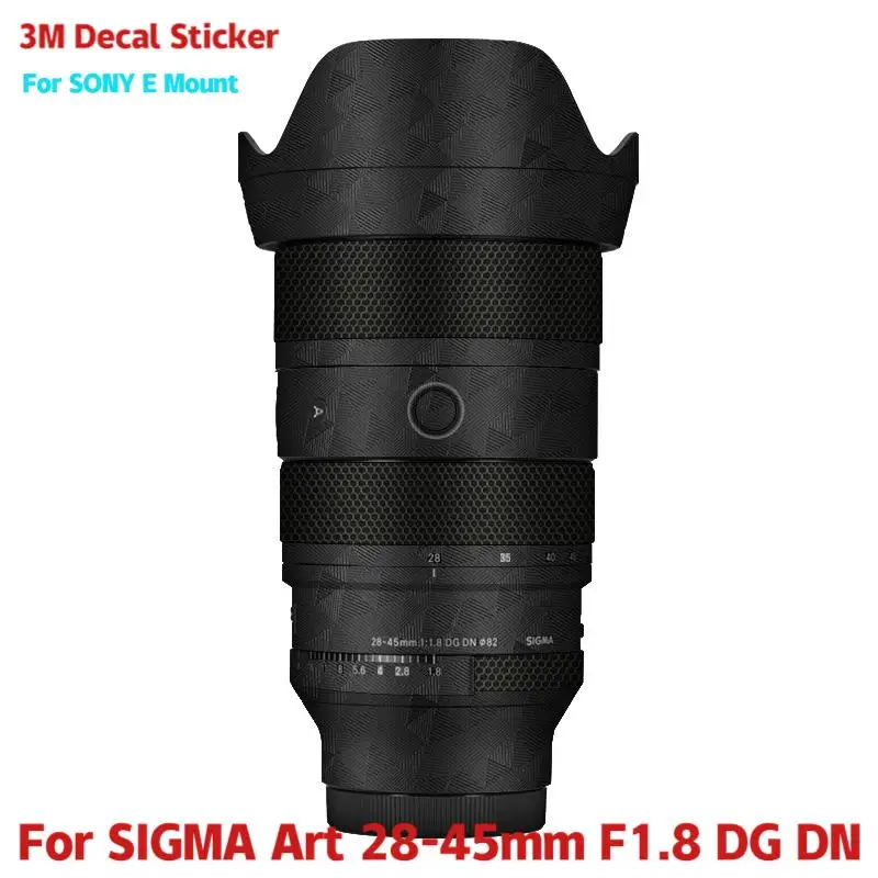 Art28-45 F1.8 DG DN Lens Sticker Protective Film Body Protector Skin For SIGMA Art 28-45mm F1.8 DG DN for SONY E Mount