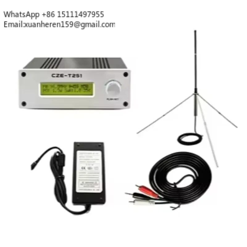 Chuanzhou Electronic CZE-T251 0.3W-25W Adjustable Power High Sound Quality Wireless FM Stereo Transmitter