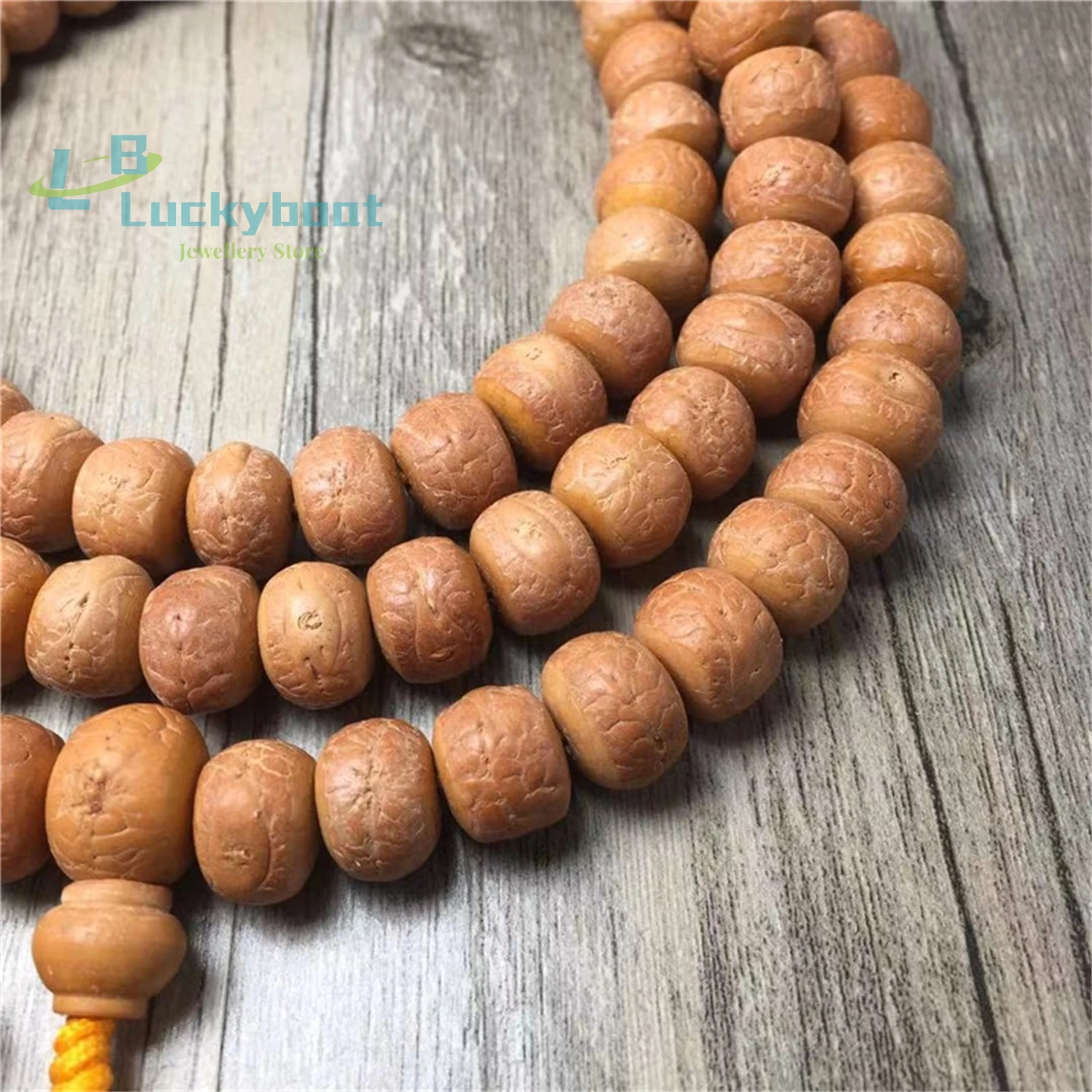 Nepalese Yellow-Skinned Phoenix Eye Bodhi Seed 108 Tibetan-Style Bracelets Hand-Held Buddhist Beads Play Male And Female Rosary