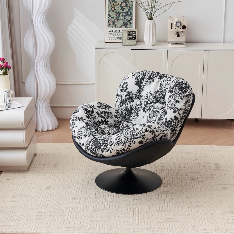 Sala de estar sofá giratorio simple sillón reclinable balcón silla de ocio