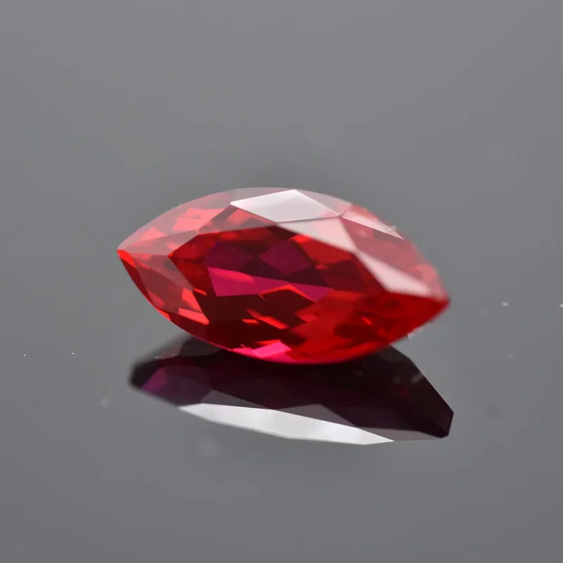 مختبر نمت روبي ماركيز قطع حمامة الدم الأحمر اللون عالية الجودة حُليات المجوهرات صنع المواد الرئيسية تحديد شهادة AGL