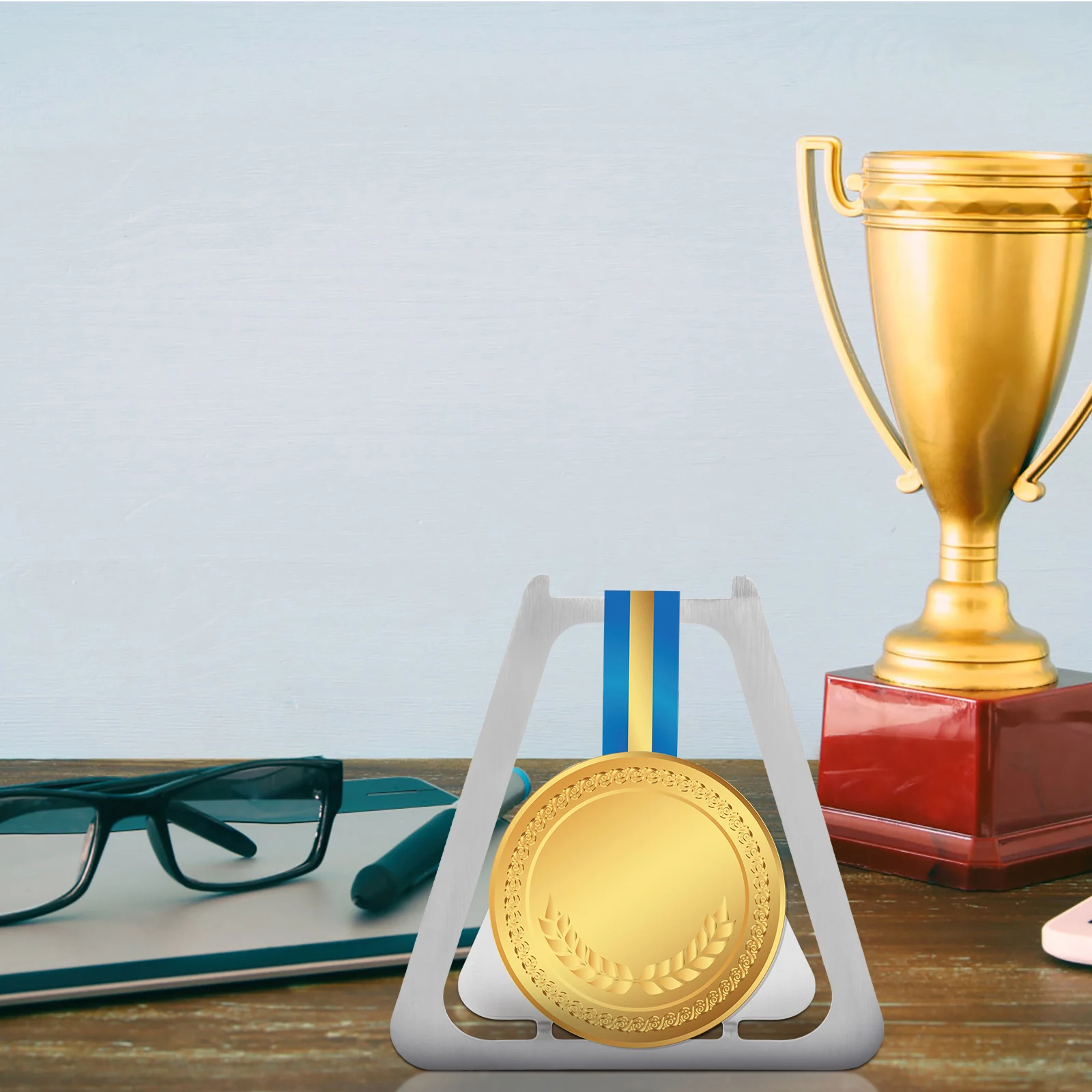 

Medal Display Iron Rack for Medal Storage Holder Badge Storage Practical Holder Showcase Decor Team Sports Trophies