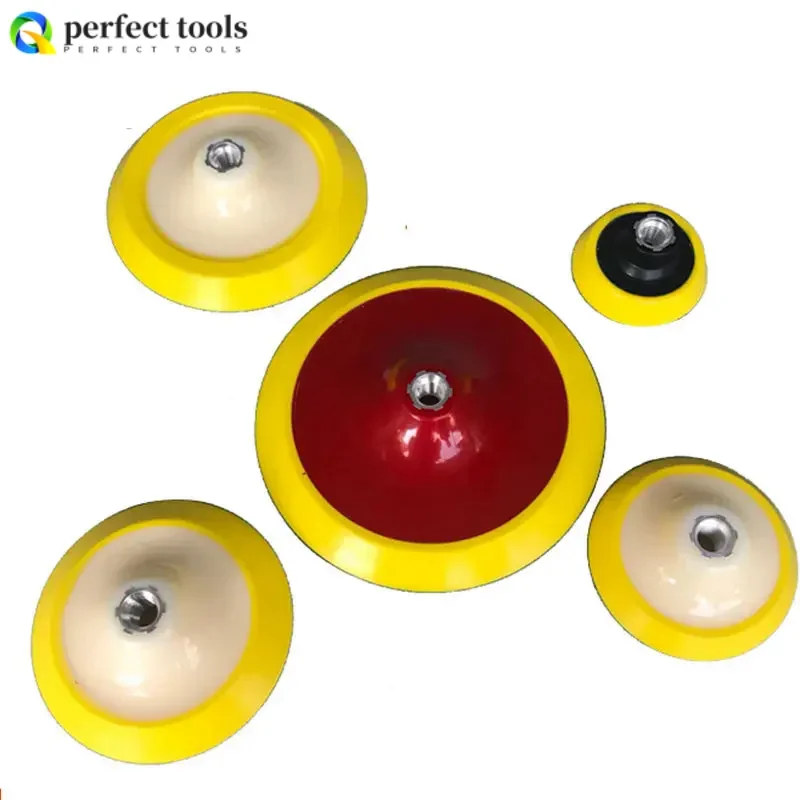 M14 M8 M10 Backing Pad Car Polisher Bonnet Dia 5 inch Angle Grinder Wheel Sander Paper Disc Auto Polishing Machine Thread Tools