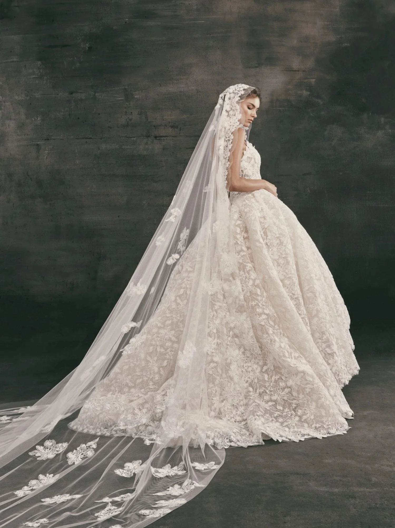 

Ball Gown Wedding Dress Lace Vestido Noiva Minimalista Vestidos Feminino Elegante Para Casamento Corte Princesa Boda Civi Bride