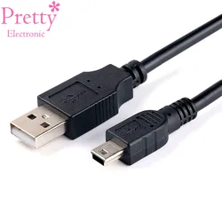 0.3M 1.5M 1M 3 M 5M USB Loại A Sang Mini USB Đồng Bộ Dữ Liệu Cáp 5 pin B Đực Sạc Dây Sạc Dòng Cho Camera MP3 MP4 Mới