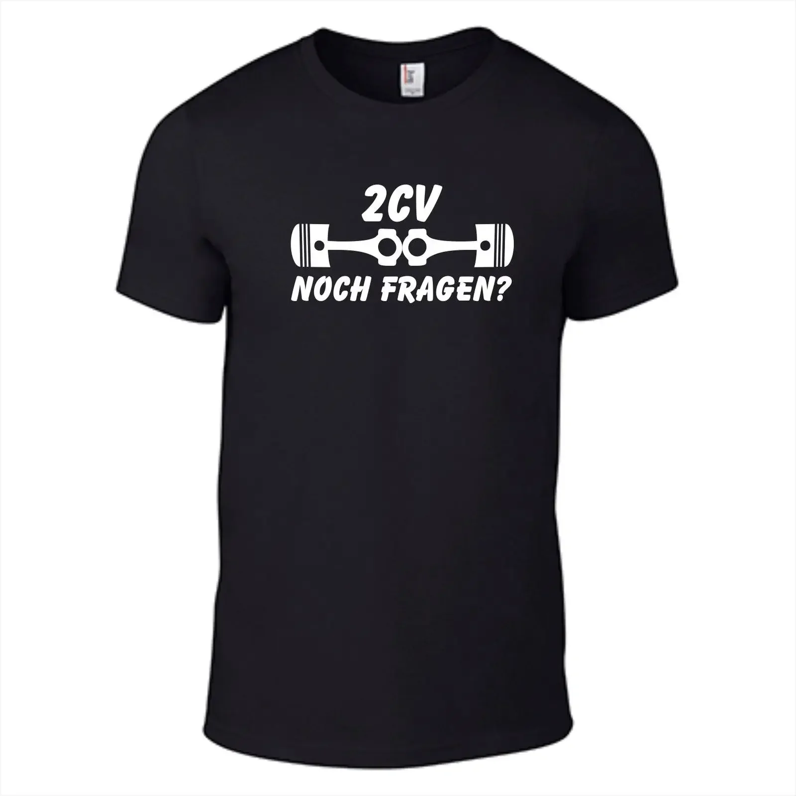 100% Cotton Brand New T-Shirt 2Cv Duck Piston Cylinder Engine Vintage Car Old My First Car 1 Retro Summer Tee Shirt