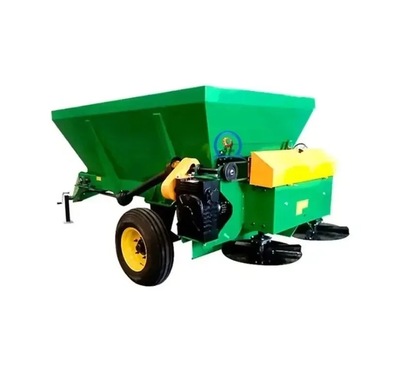 【Best-selling】Hot Sale Farm PTO ATV Drive Rear-Discharge Compost Organic Manure/ Spreader Dung and Muck Spreading Trailer