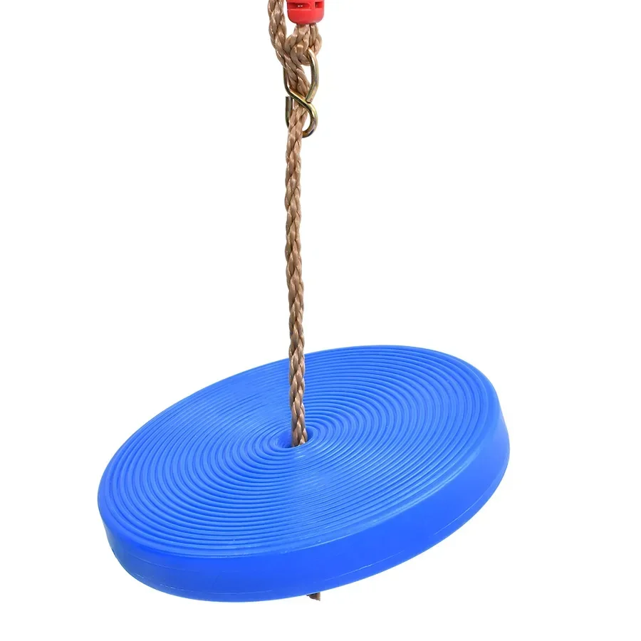 Children\'s Swing Plastic Outdoor Swing Threaded Disc Hanging Disc Educational Toy Climbing Rope Indoor Fitness Equipment