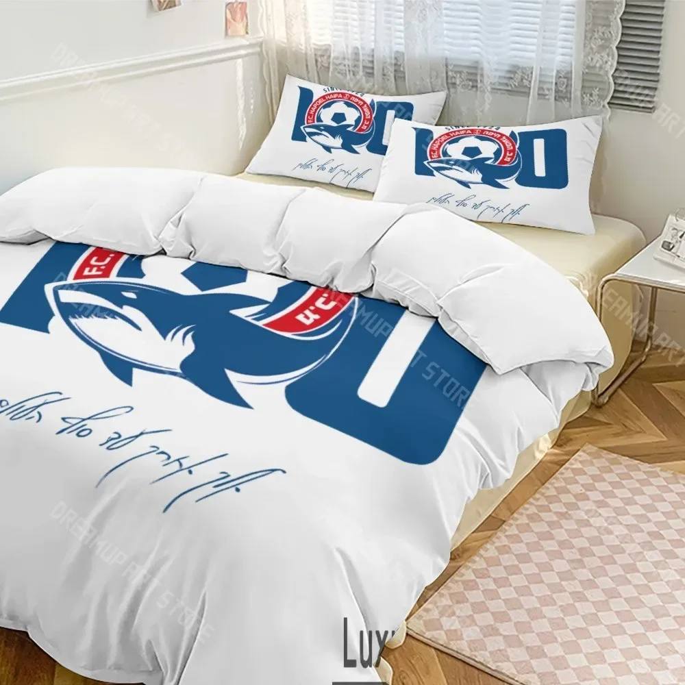 

3D Print Hapoel Haifa Bedding Set Twin Queen King Full Size Duvet Cover Pillowcase Bed boys girls Adult Home Textiles