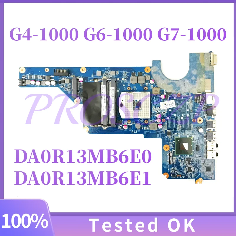 DA0R13MB6E0/DA0R13MB6E1 para portátiles HP G4-1000 G6-1000 G7-1000 FRU:636373-001 con HM65 UMA, completamente probado y en funcionamiento