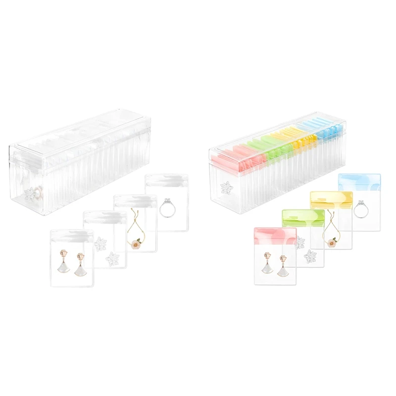 

Женский органайзер, прозрачный держатель с 40 шт. портативных ранцевых сумок, дорожные украшения