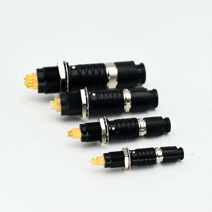 Quick plug-and-pull push-pull self-locking aviation plug socket metal connector 2 core 3 core 4 core 5 core 6 core complete set