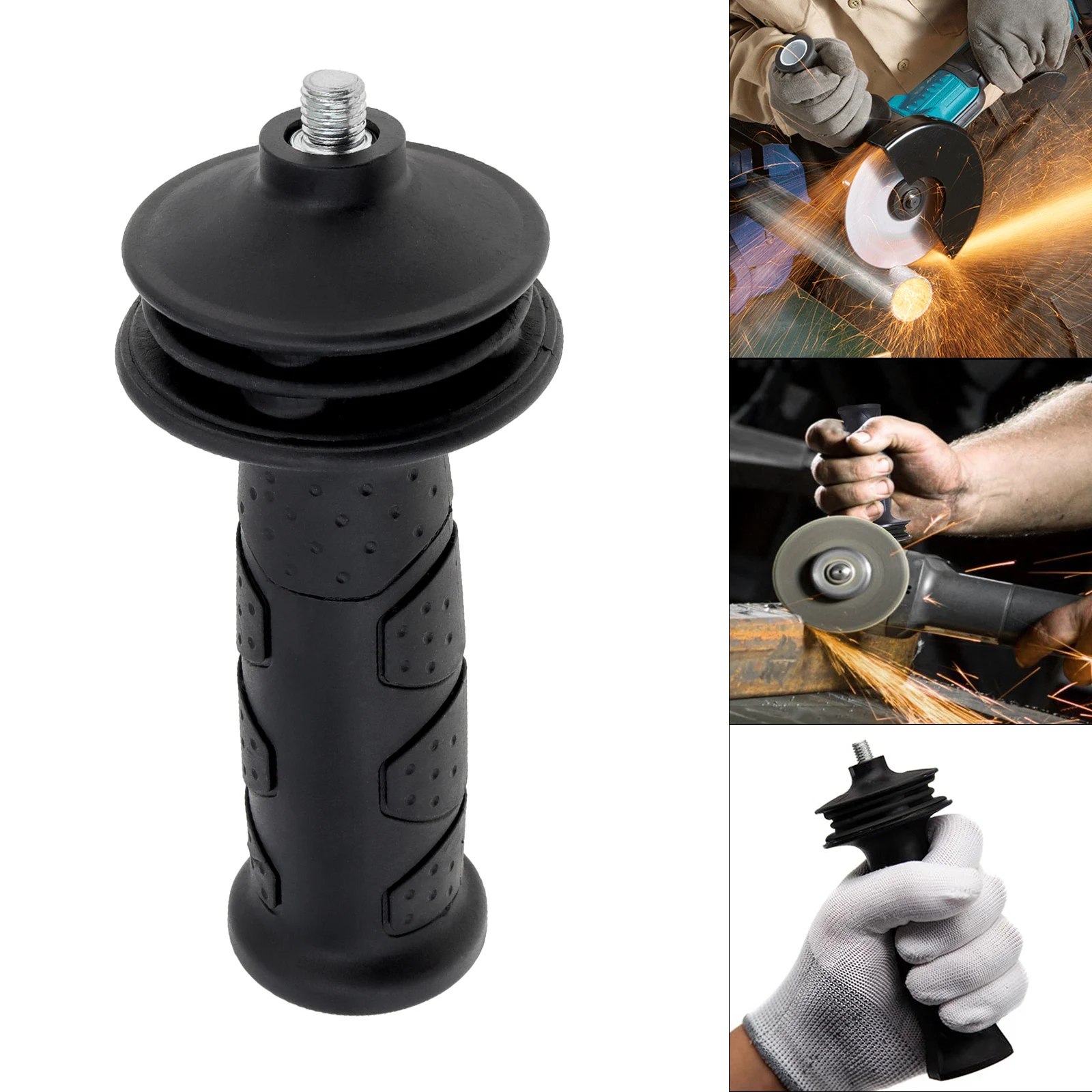 Angle Grinder Side Handle Replacement for Sander Cutting Grinding Machine Auxiliary Side Handle with Vibration Reduction