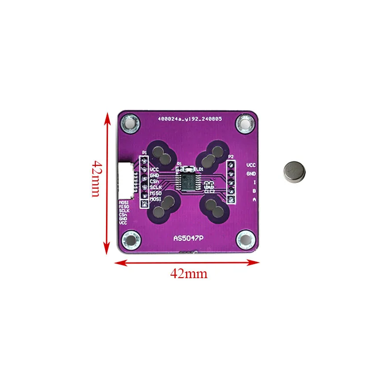AS5600, AS5047P, MT6701, TLE5012B, MT6835 Programmable Magnetic Encoder Module Kit with Magnet - view 2