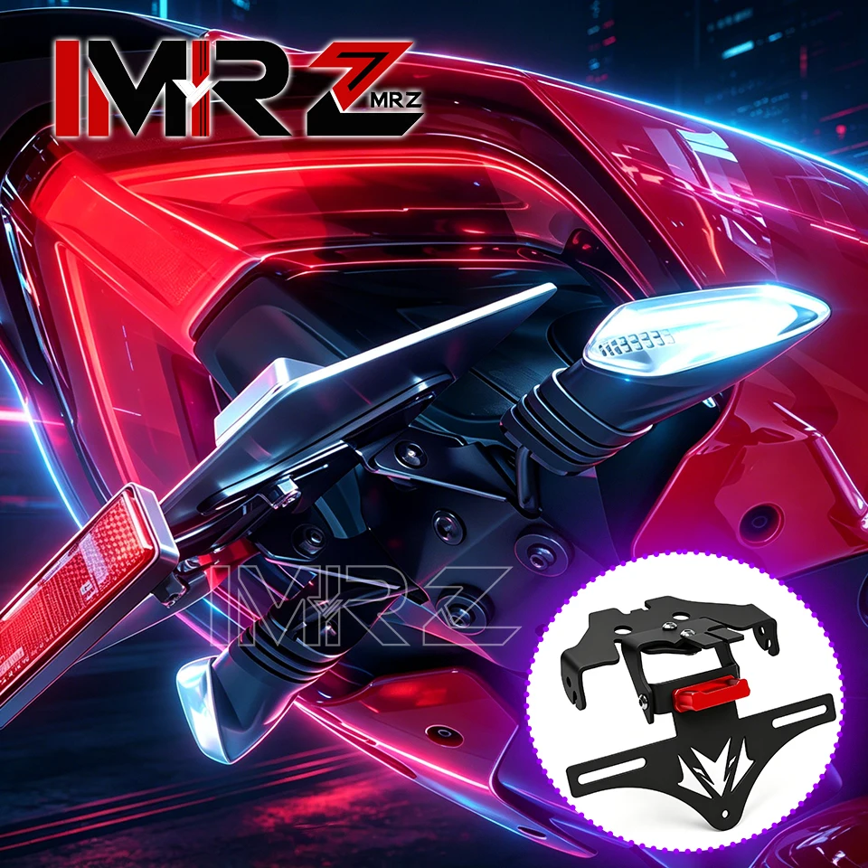 

Motorcycle Rear License Plate Holder Bracket Tail Tidy Fender Eliminator Parts For Panigale StreetFighter V2 V4 V4S 2020-2024