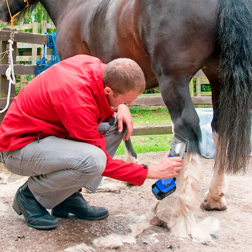 Ciseaux électriques sans fil pour crin de cheval, machine pour animaux de compagnie, fournitures de cisaillement, coupe pour Makita, batterie 18V, 6