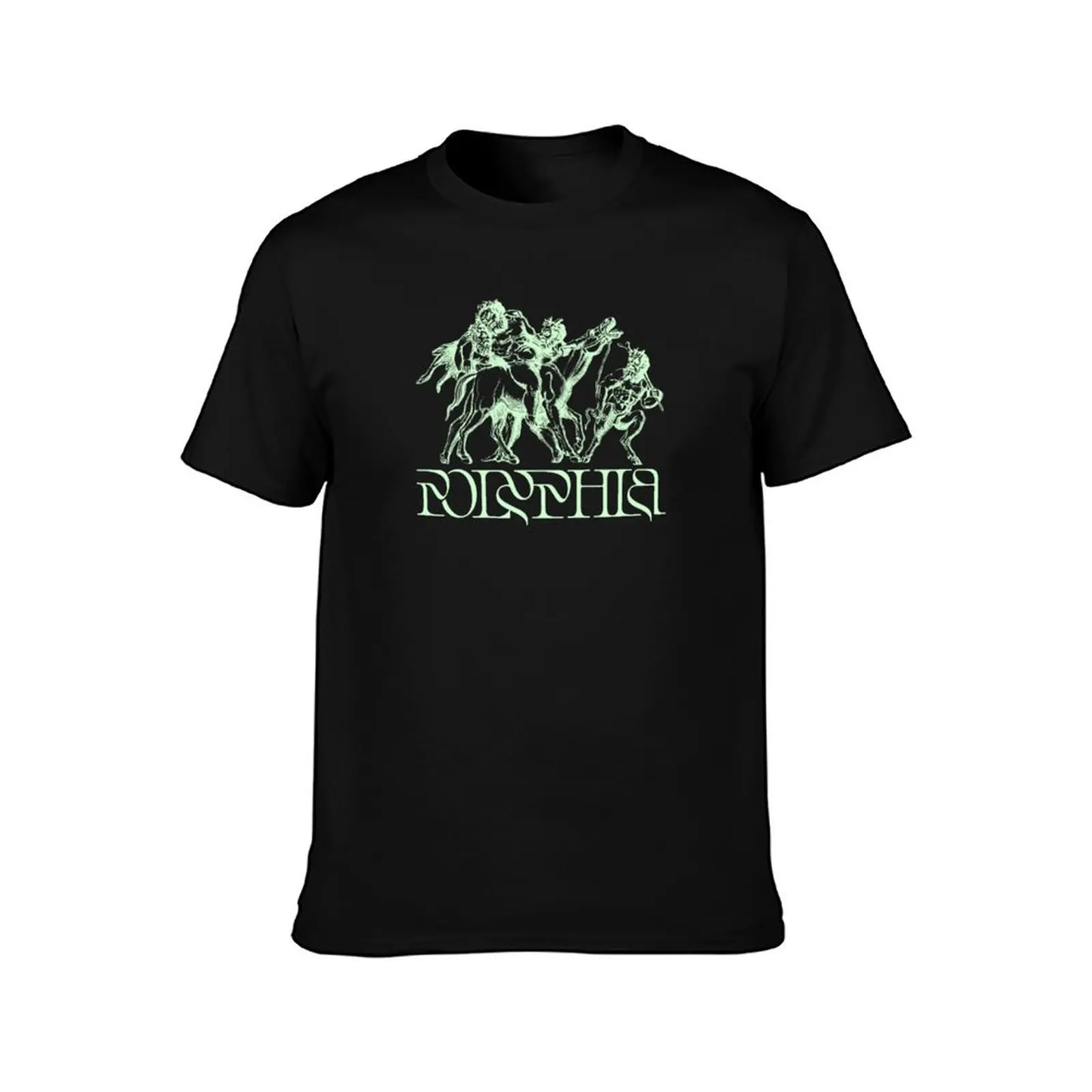 Green horses Polyphia fan art T-Shirt Large Size Breathable Tee