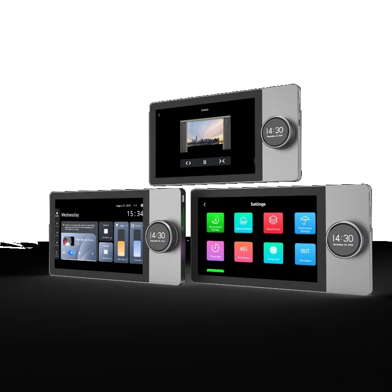 New 8-Inch Android Music Host IPS Touch Screen Multi-Function Zigbee Gateway App Wall-Mounted Central Two Zones Smart Home Kit