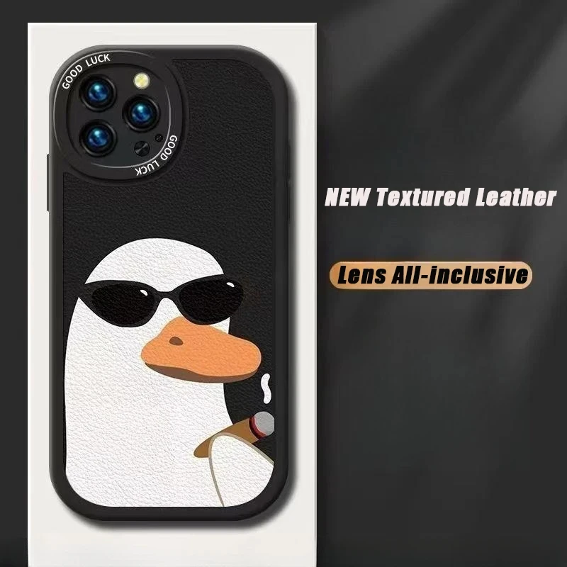 Coque de téléphone antichoc Big Goose Cartoon Cool, coque souple pour iPhone 6, 6S, 7, 8, 11, 12, 13, 14, 15 Plus, Mini Pro, Max, X, Poly, XS Max