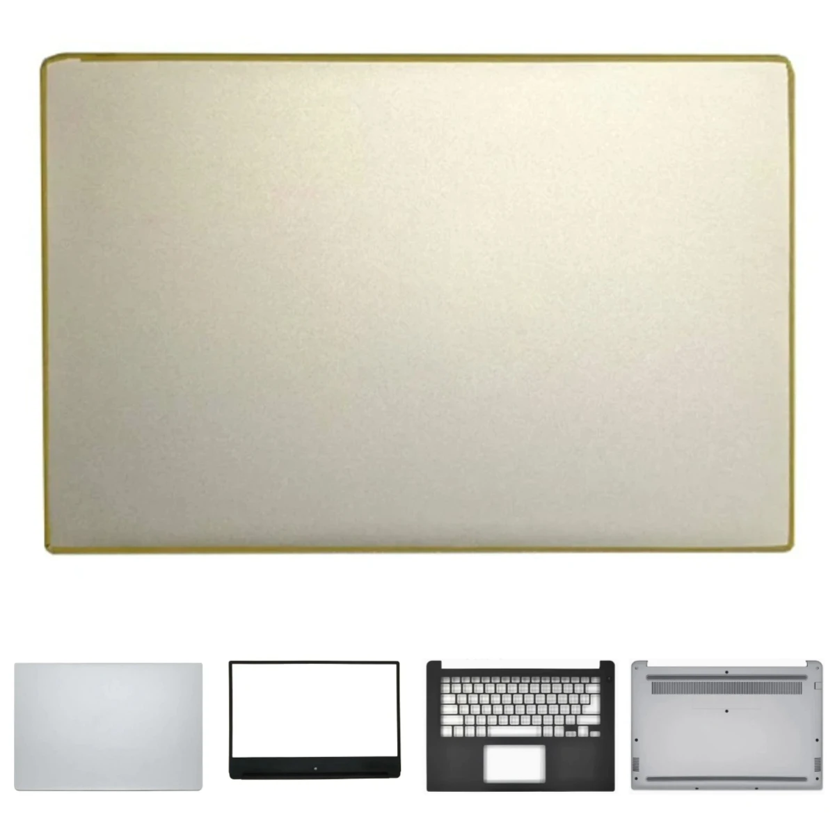 Inspiron 7000 7460 7472 series laptops: LCD screen bezel, palm rest, top cover, ABCD hinge, bottom cover, keyboard