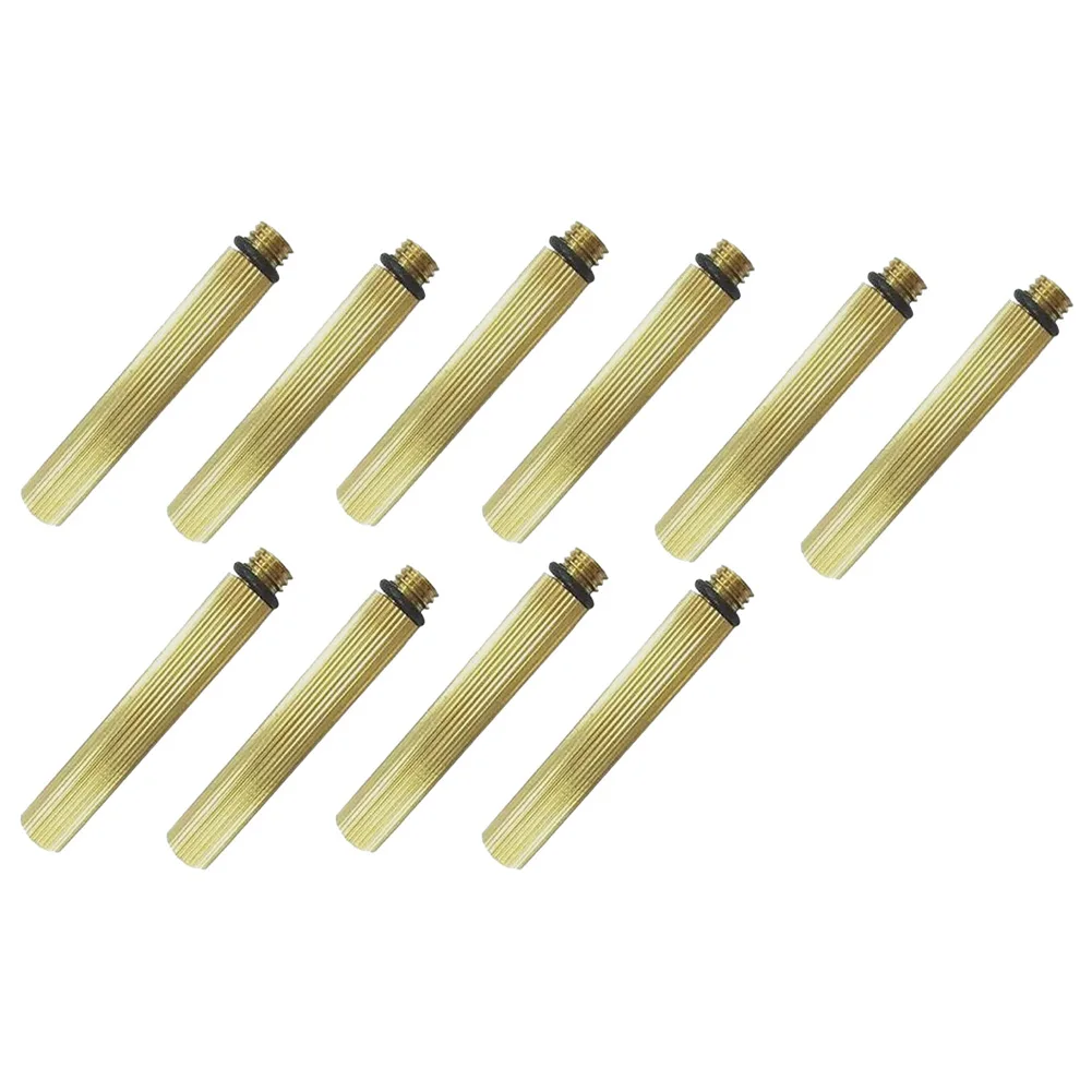 2pcs 10pcs M8 60mm Brass Gas Water Heater Valve Assembly Copper Pressure Relief Drain Pipe For Heating System Replacement Part