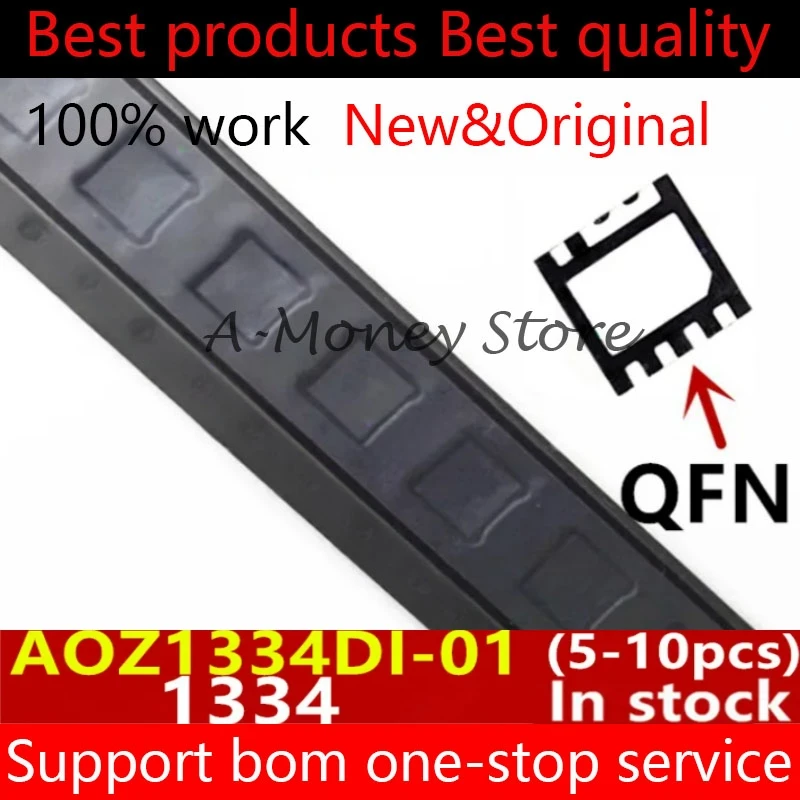 

(5-10pcs)AOZ1334DI-01 1334 11AN QFN-8