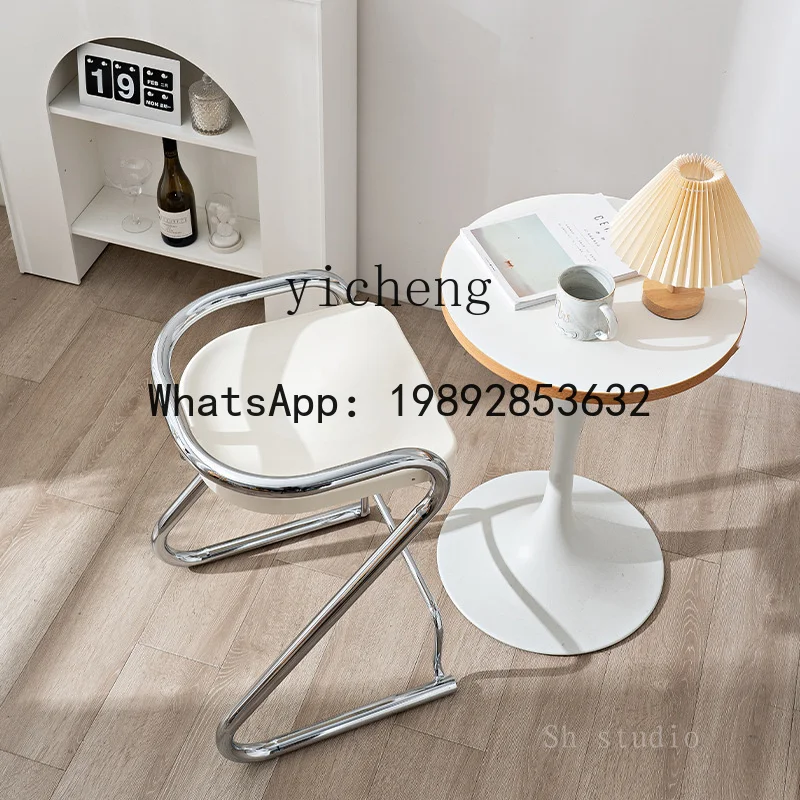 X2  antique style cream bar chair color small apartment restaurant ins style simple creative photography high chair fairy garden