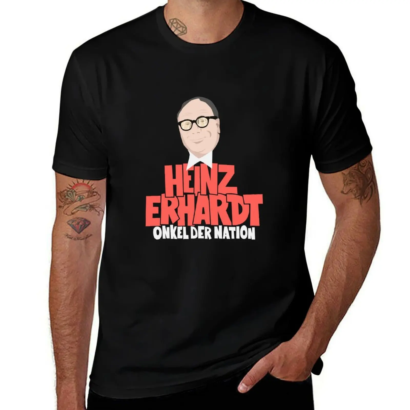 

Heinz Erhardt - Funny Quotes - German Comedian T-Shirt man t shirts for men casual t shirt man plain