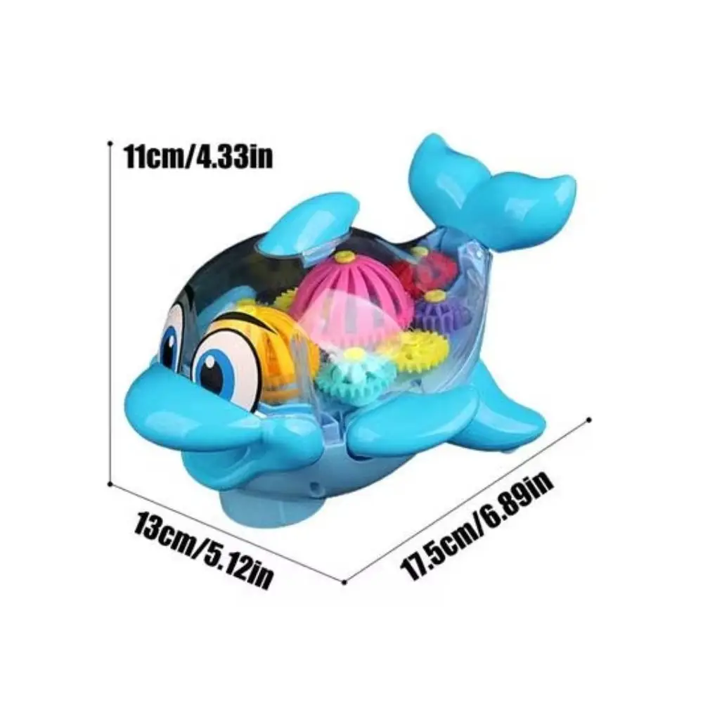 Lumière LED dauphin, musique, équipement mécanique Flexible, créature marine, Simulation électrique réaliste, Animal de mer, cadeau pour enfants
