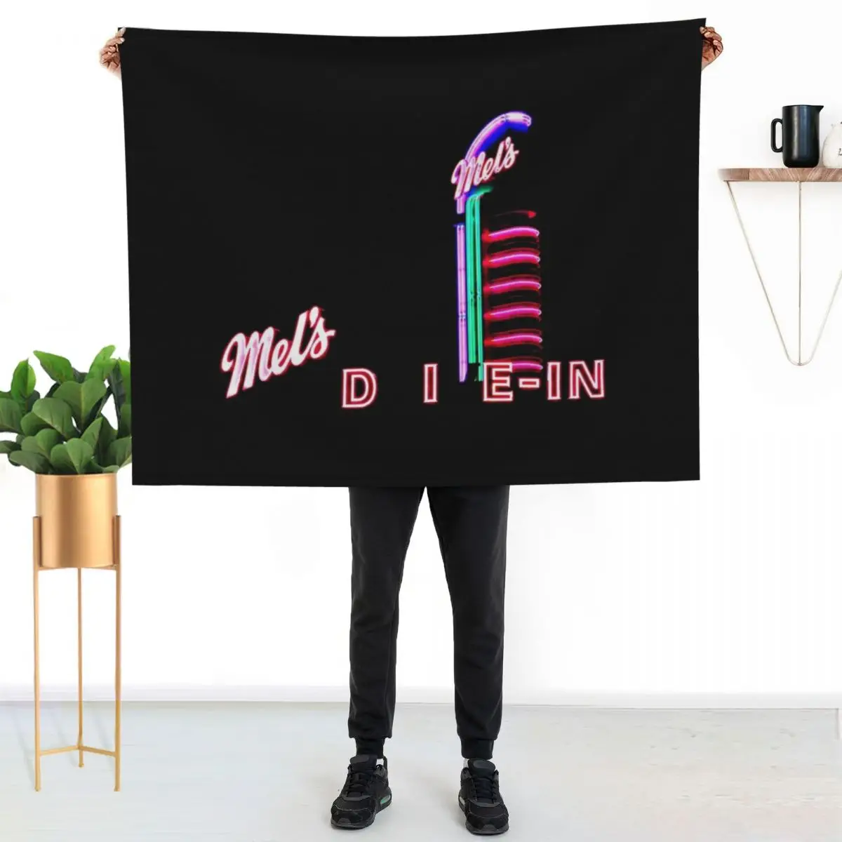 Mel's DIE IN Throw Blanket wednesday Stuffeds for babies Extra Large Throw Nap Decorative Throw Blankets