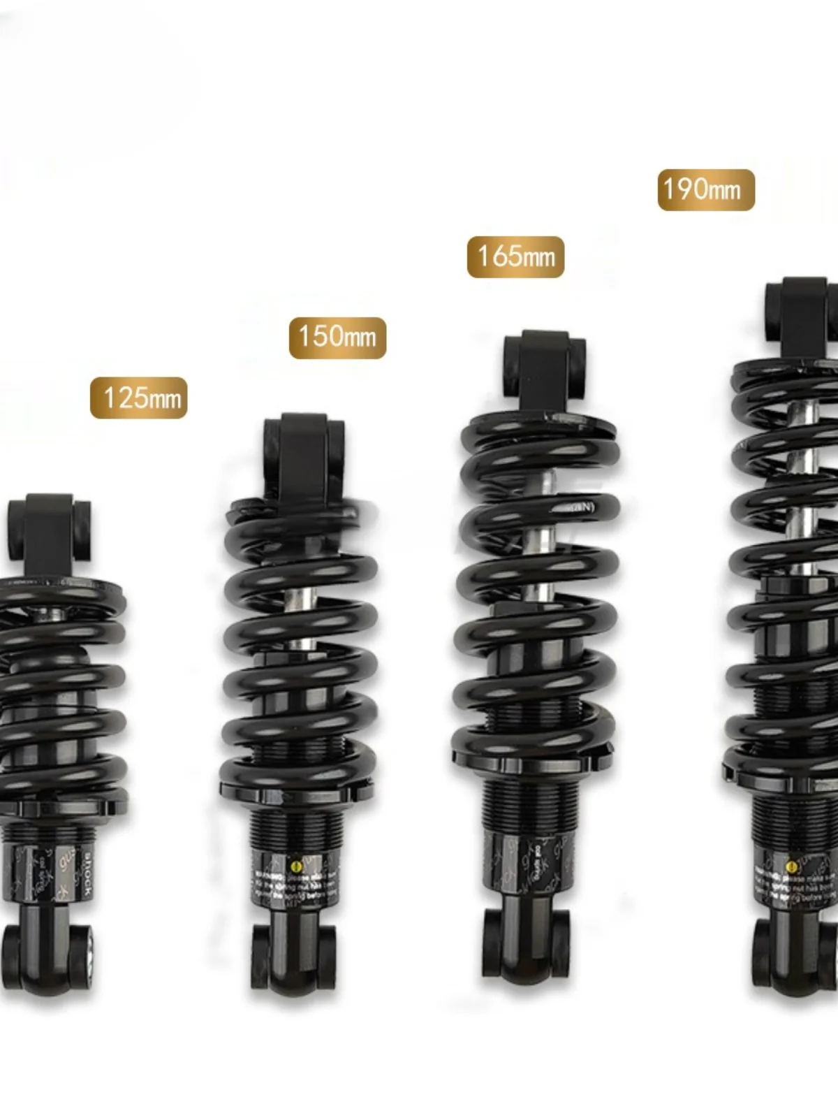 125/150 Mountain Bike Metal Shock Absorber Folding Substitute Car Rear Shock Absorber Electric Scooter Rear Ball