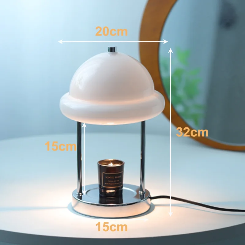 Niche Aromatherapy Lamp Candle Warmer Lamp Bedroom Bedhead Creative Atmosphere Gift Birthday Gift for Girls Candle Melting Lamp