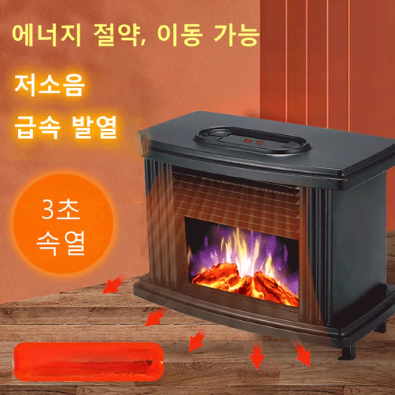 Diator Stainless Steel Fibules Hot Pair Small Mini-heater Thermal Stand Fire Fiend Fiend Fit thermal heater vertical flame fireplace heater for small mini hot air fan