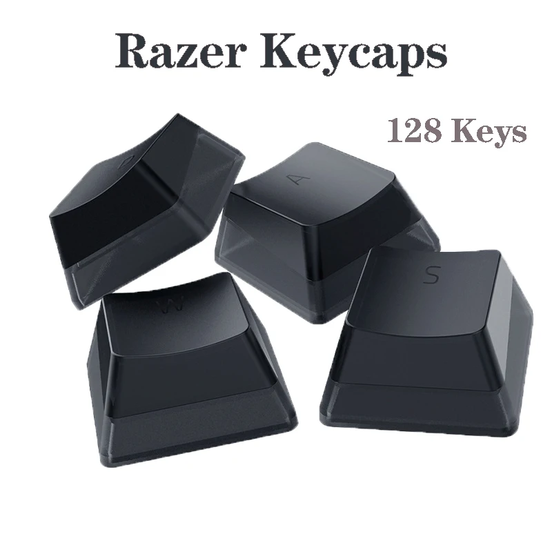 Razer Phantom Keycap Upgrade Set Unique Stealth Design Translucent Sides Bottom Lasered Legends Keycap Removal Tools