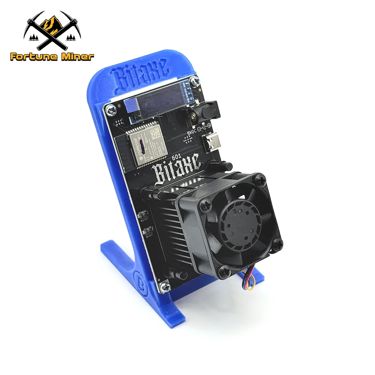 New Bitaxe Gamma 601 Lucky Miner 1.2TH/s 18W Asic Chip Solo Miner Bitcoin Miner Mining Machine UK US AU BR EU Plug Power Bule