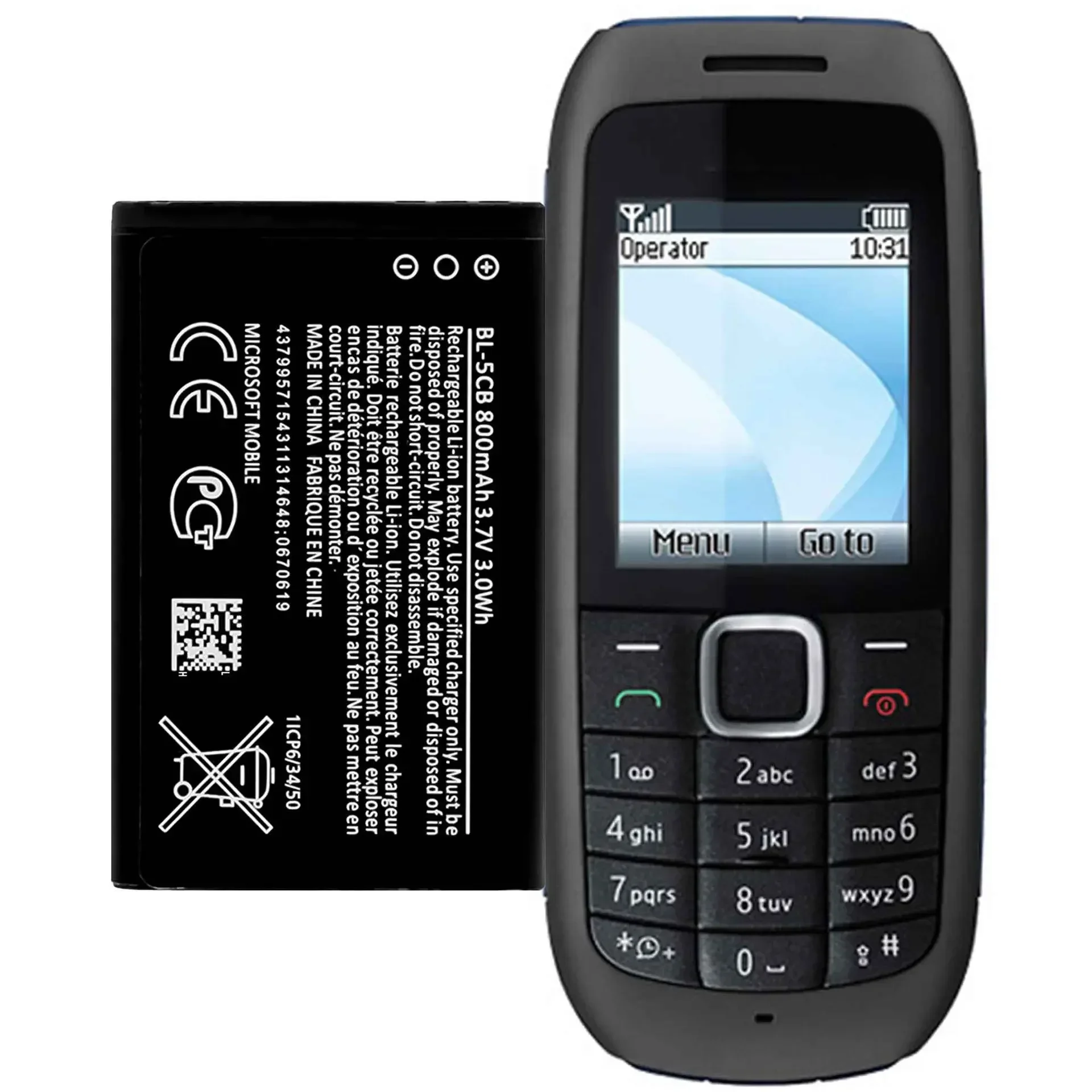 High Quality Replacement Battery For Nokia NK1280 NK1616 NK1800 BL-5CB New Mobile Phone Built-in Batteries