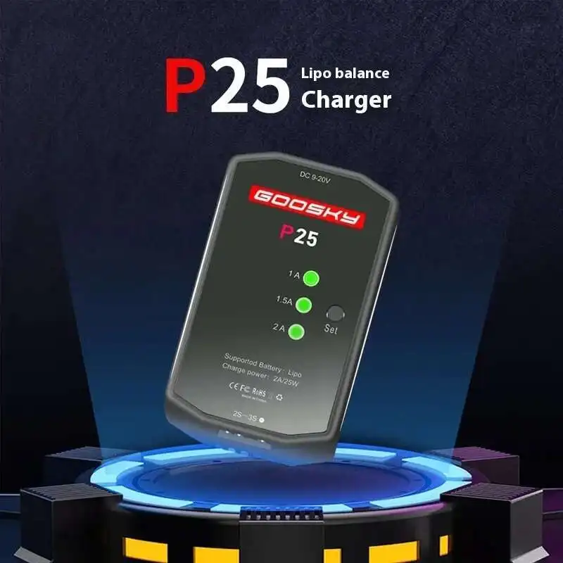 

P25 2S-3S Lipo Balanced Charger fro GOOSKY S1 S2 E2 RC Helicopter GT050041
