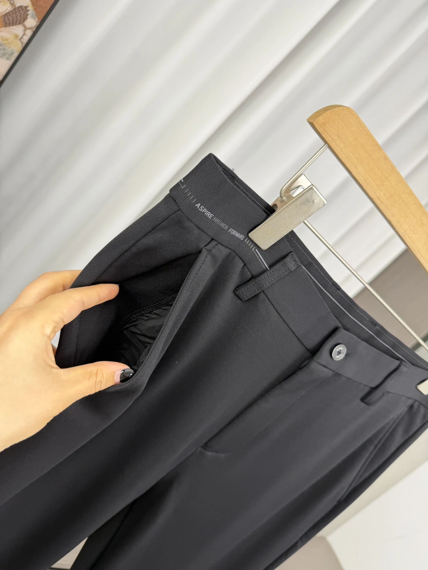 Comfortable Straight Leg Casual Pants Men's Fall Business Casual Versatile Commute Elastic Comfortable Breathable Pants