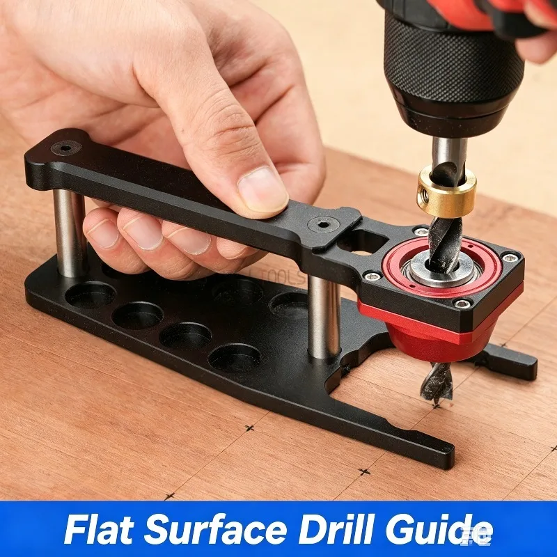MFT Dowel Drill Jig Pegboard Wood Hole Position Guide Horizontal & Vertical Dowel Drill Jig Locator for Woodworking DIY Tool