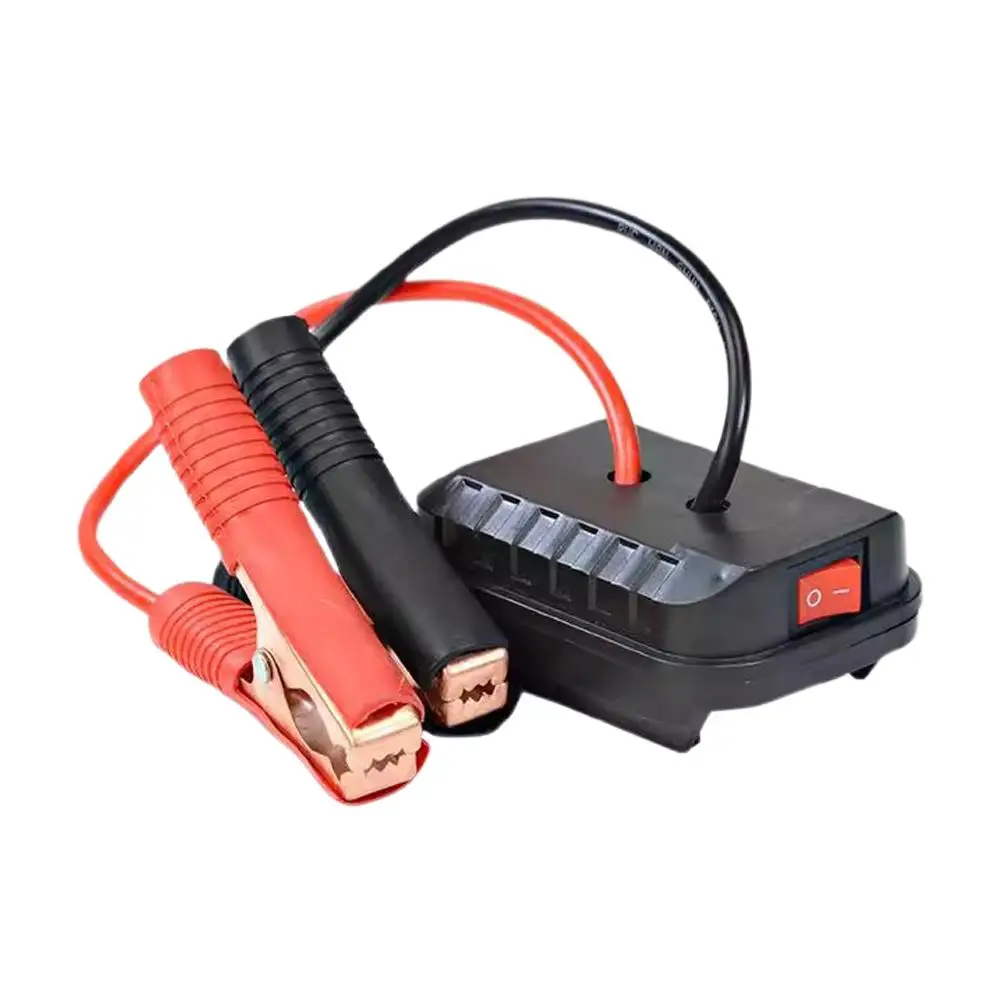 for Makita Car Lithium Battery Converter Charger Clip Auto Igniter Jump Starter  Booster Cable Adapter Emergency Power Tools