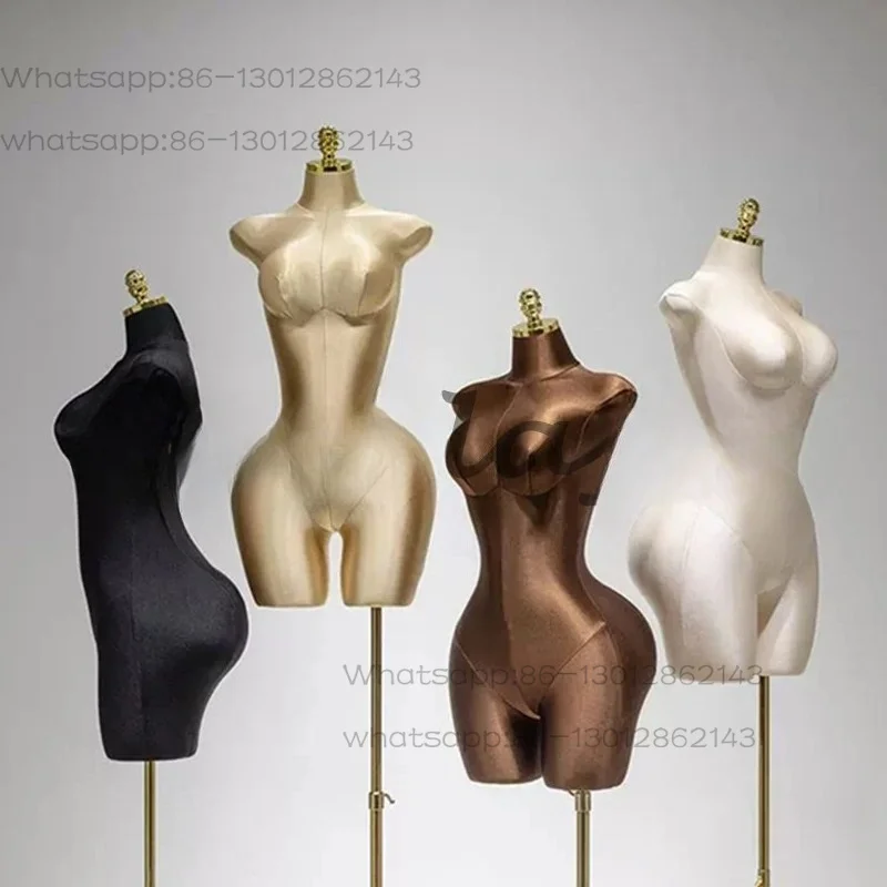 Plus Size Female Mannequin Body New Style Upper Body Big Buttocks Dress Form Clothing Pinning Capable