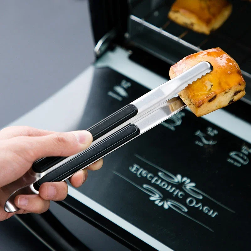 Szczypce kuchenne ze stali nierdzewnej Mały grill Szczypce kuchenne BBQ Meat Sałatka Szczypce kuchenne Zacisk Szczypce do lodu Klips Przybory kuchenne