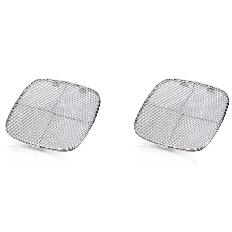 2X Splatter Shield For Ninja Foodi AG301 5-In-1 Indoor Grill, Stainless Steel AG300 AG300C AG301C AG302 AG400