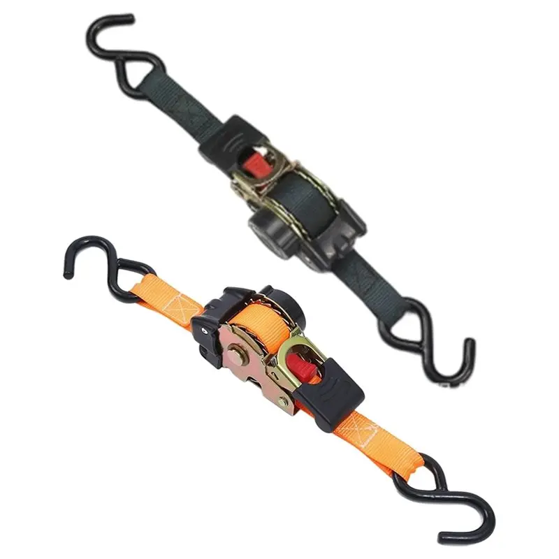 

Retractable Belts Luggage Securing Tensioner Retractable Ratchet Strap For Car Cargo