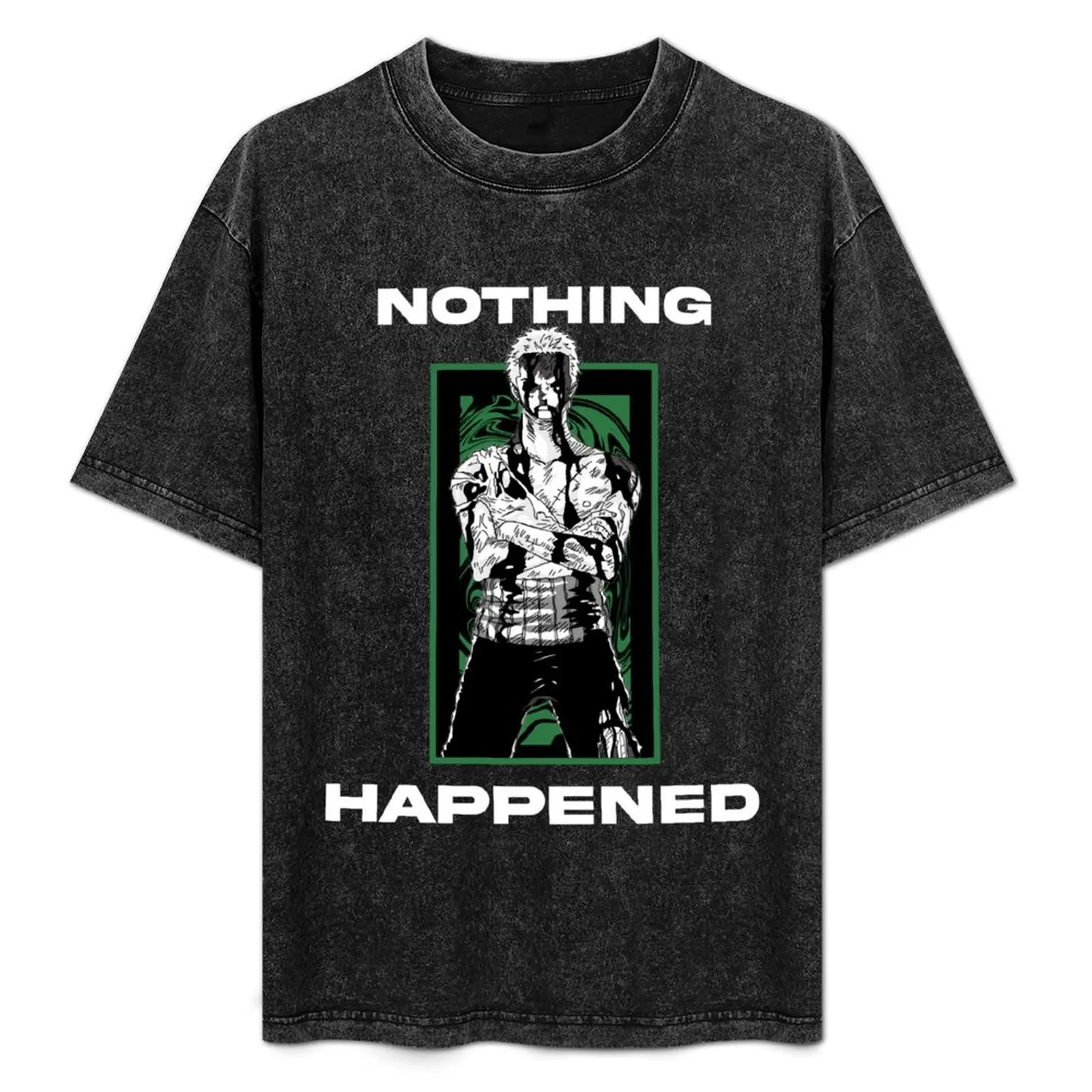 

Zoro - Nothing Happened T-Shirt baggy shirts graphic t shirt vintage boys animal print men t shirt