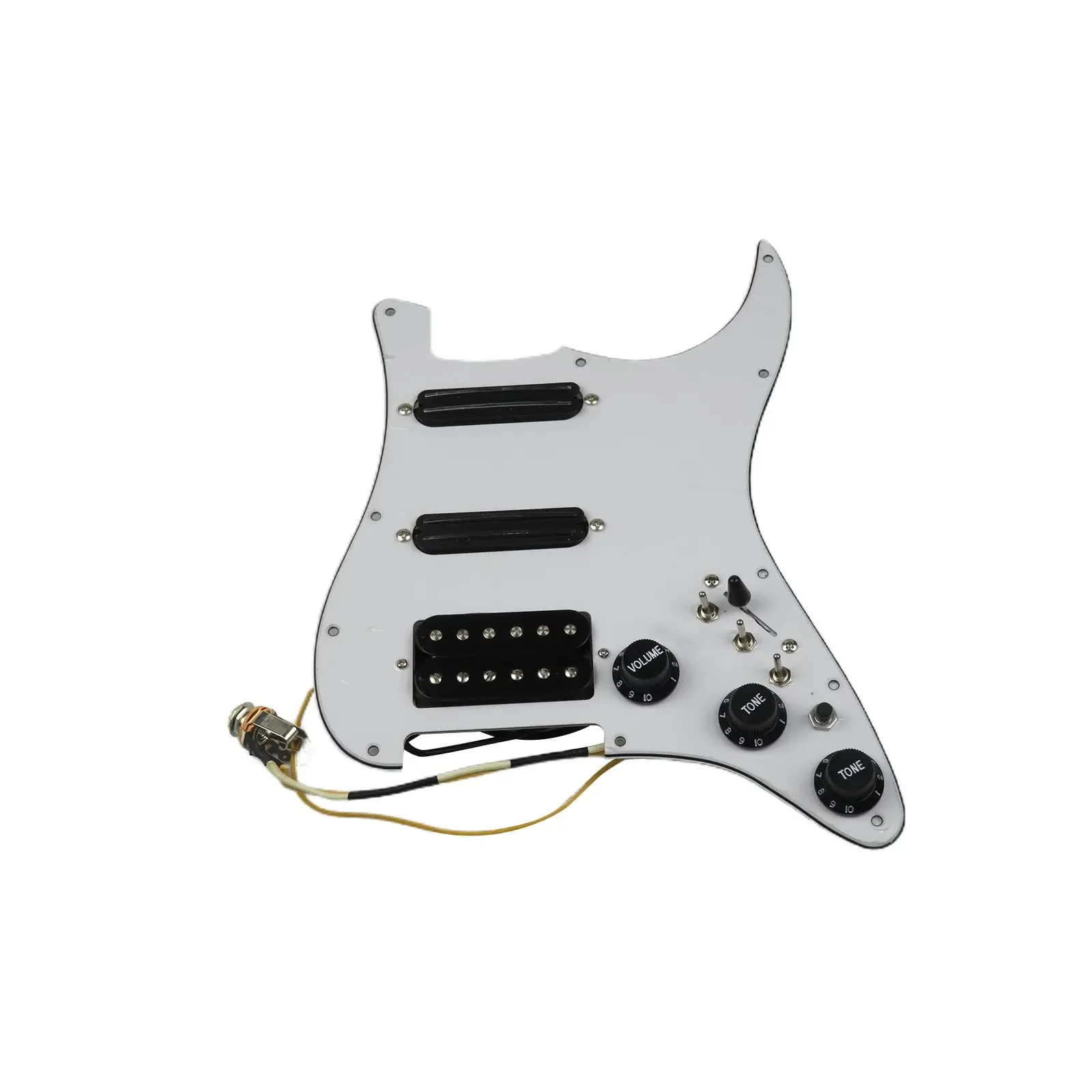 Prewired loaded Pickguard Guitar Pickups Humbucker Pickups Alnico 5 HSS Wiring Harness Push-Pull Single Cut Set