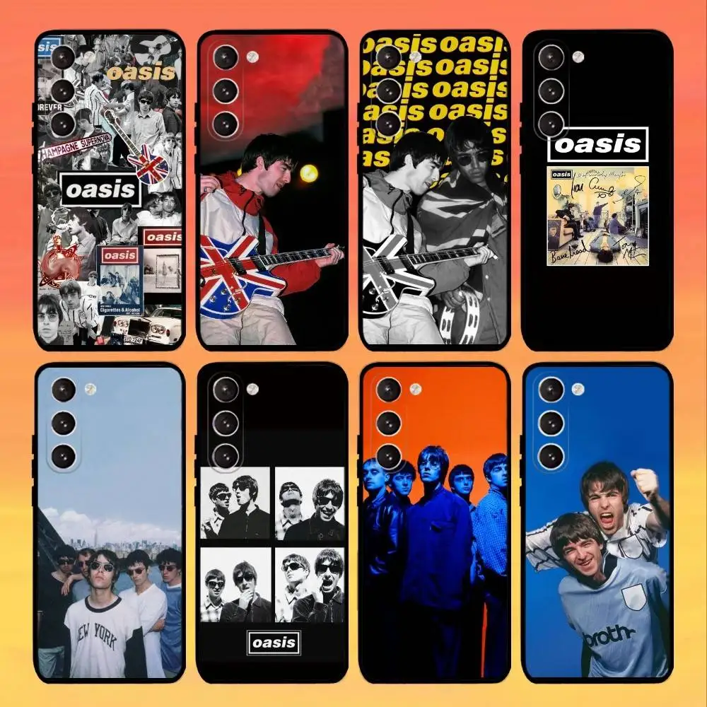 

Hot Rock O-Oasis Band Phone Case For Samsung Galaxy A73,21,22,32,71,53,52,51,80,5G Soft Black Cover