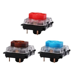R53C 10PCS KS-27 Low Profile  Switch Red Blue Brown 3pins Ultra-Slim for Ultimate Mechanical Keyboard for Air75 air60