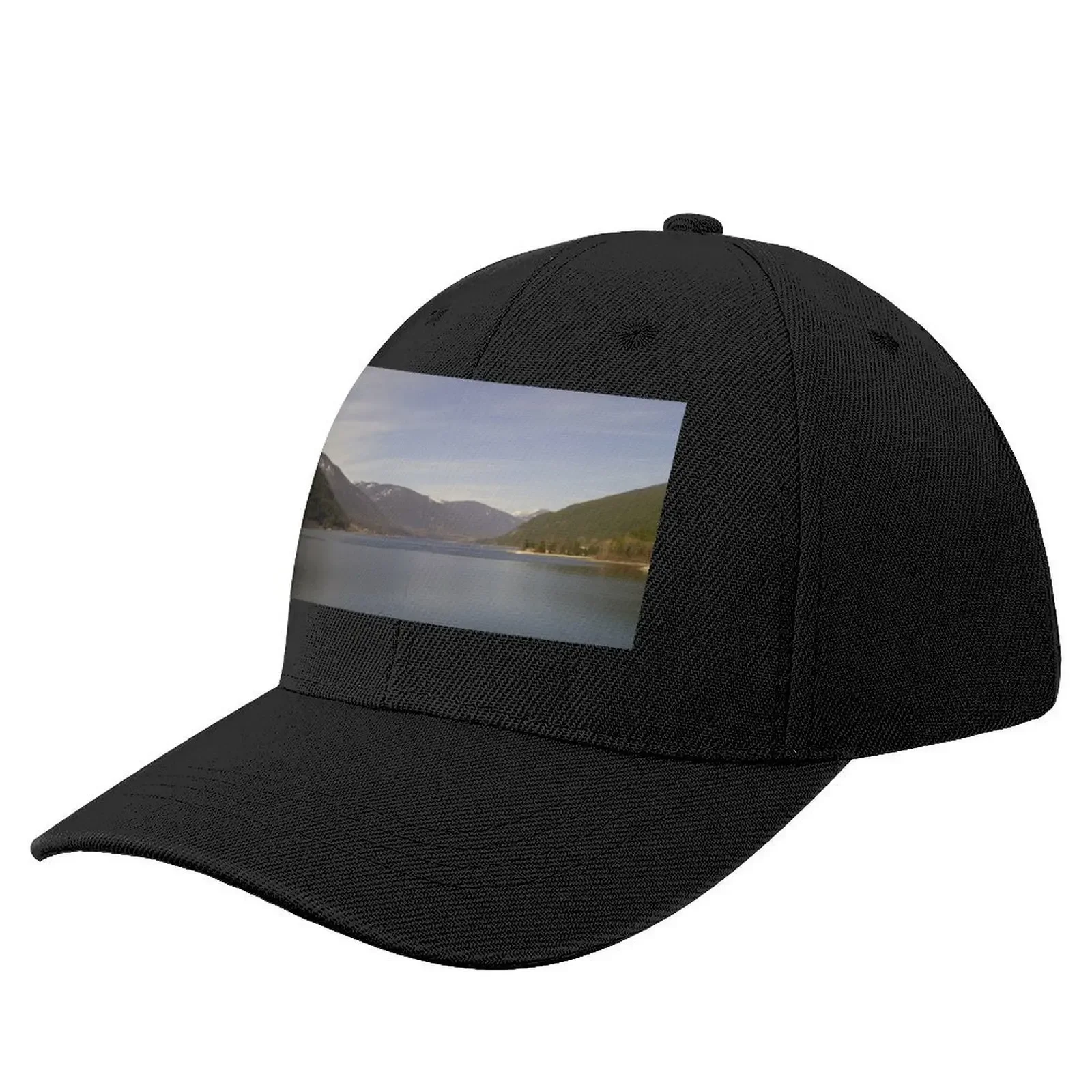 Gorra de béisbol Kootenay Lake and Mountains, sombrero de playa con cierre trasero, gorras para hombre y mujer