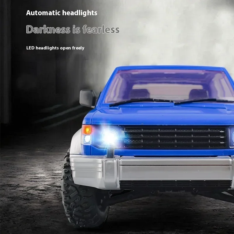 1/14 Ld1297 Pajero Rc Remote Controlled Vehicle With Illuminated Four Wheel Drive Off Road Vehicle Simulation Model Toy Gif